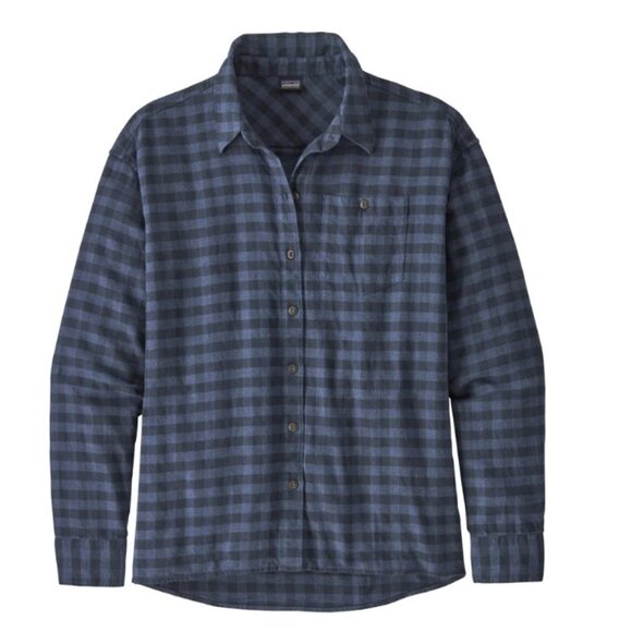Patagonia Driving Song Flannel Shirt - Dolomite Blue - Picture 1 of 10